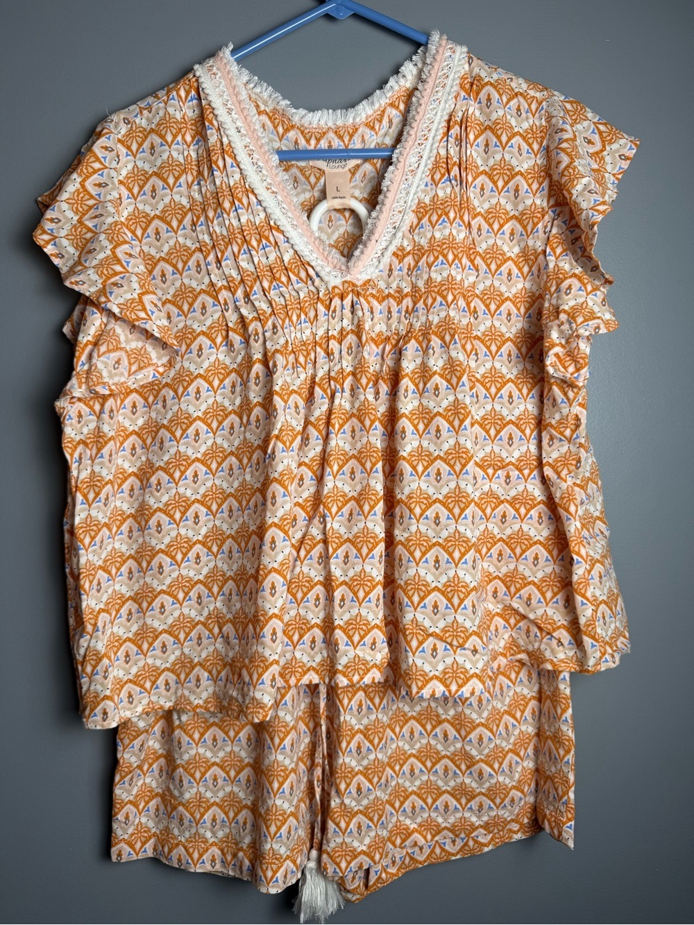 Japna 2 Pc Summer Pajama Set Womens Sz L